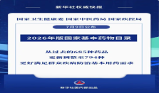 国家基本药物目录迎来新调整